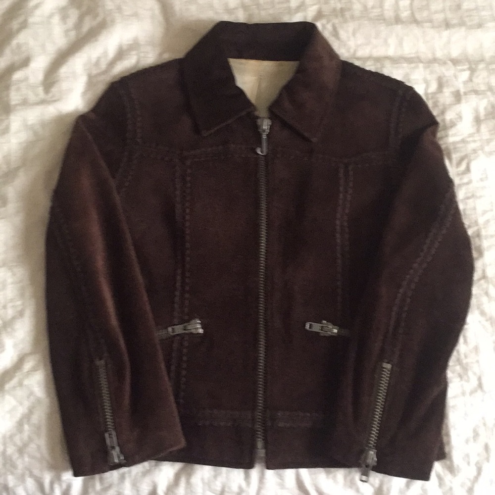 Juicy Couture Brown Suede Jacket sz S